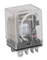 LY2 24VDC    General Purpose Relay, LY Series, Power, Non Latching, DPDT, 24 VDC