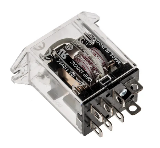 LY2F-AC220/240 Power Relay, Ice Cube, DPDT, 220/240 VAC Coil Voltage, 10 A Contact Rating