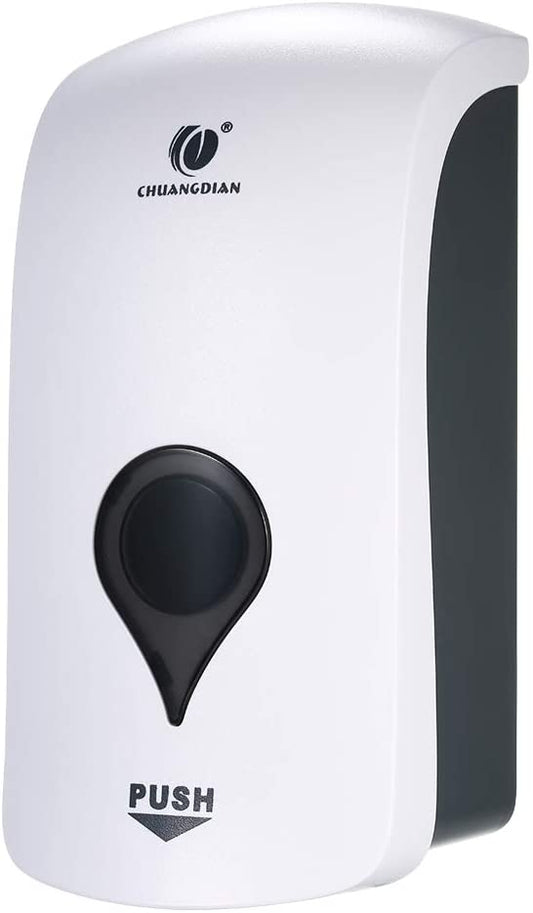 ME-H24403W 1000ml No Drilling Wall Mounted Soap Dispenser Shower Gel Liquid