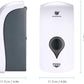 ME-H24403W 1000ml No Drilling Wall Mounted Soap Dispenser Shower Gel Liquid