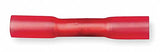 MH18BCX Terminal Butt Splice, Inline, Individual Openings Connector  AWG Red