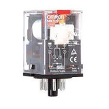 MKS2PI AC110 Plug In Power Relay, 110V ac Coil, 10A Switching Current, DPDT
