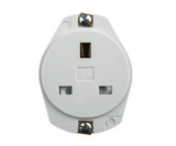 K735 WHI MK Electric Panel Mount White 1 Gang Plug Socket, 13 A Indoor, Type G - British