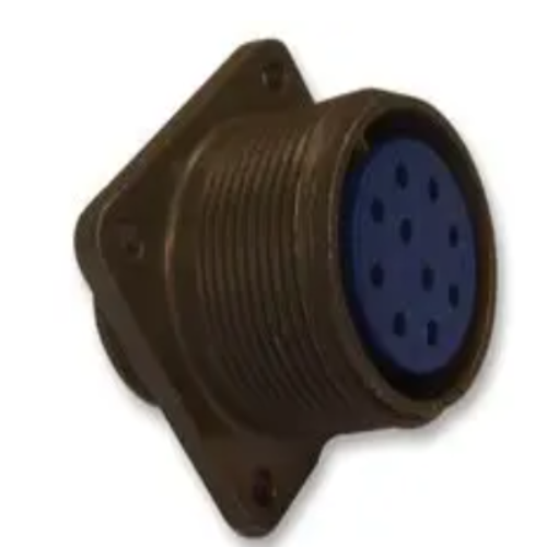 MS3100F20-19P Circular Connector, MIL-DTL-5015 Series, MS3100 Series, Wall Mount Receptacle, 3 Contacts