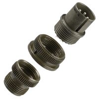 MS3106A-14S6P  Circular Connector, MIL-DTL-5015 Series, Straight Plug, 6 Contacts