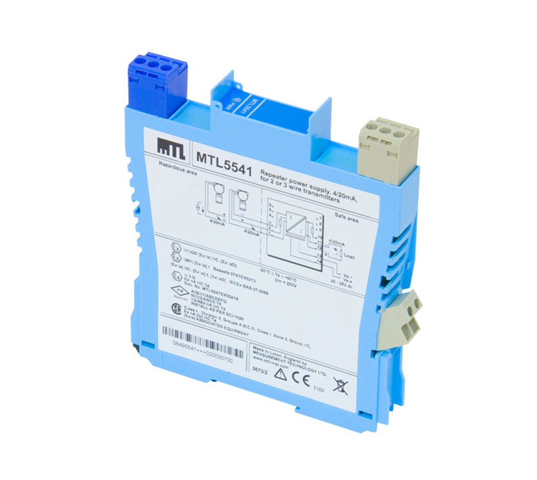 MTL5541 MTL 1 Channel Isolation Barrier With Repeater Power Supply
