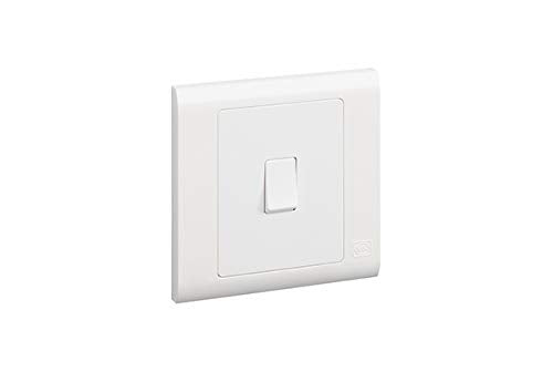MV4861WHI 10Ax 1-gang 2-way Switch White With White Inserts