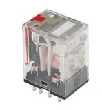MY2IN 220/240AC (S) Relay,E-Mech,DPDT,Ctrl-V 220/240VAC,10A,250VAC,Socket Mount,Blade Term,MY Series