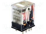 MY4 24AC (S) 4PDT Non-Latching Relay Plug In, 24V ac Coil, 5A