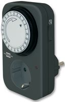MZ 20  Timeswitch, EU Plug, Mechanical, 24 h, 16 A