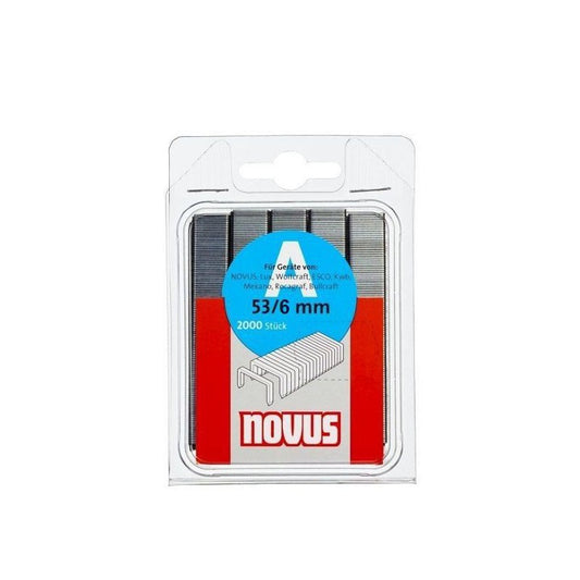 042-0355 - Novus - A Type Staples - 53/6 - 2000 Pins