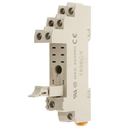 P2RF08E Relay Socket, 250V ac for use with G2R-2-S Relays