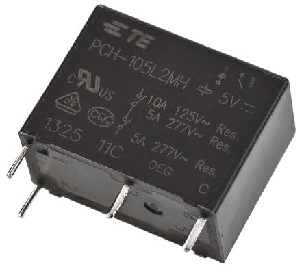 PCH-105L2M PCH Series Relay,1CO,10A 120ac,5dc 200mW