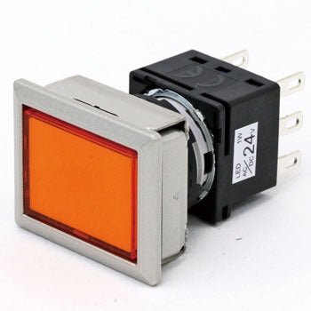 LB8L-M1T64R Pushbuttons Rectangular Momentary Red