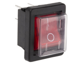 C1353ALGNB Double Pole Single Throw (DPST), Latching Rocker Switch