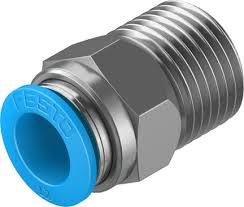 QS-1/2-12-20 Threaded-to-Tube Pneumatic Straight Threaded-to-Tube Adapter