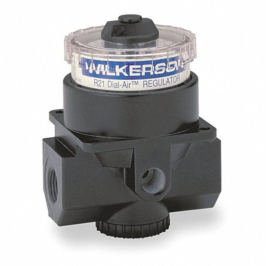 R21-03-000 3/8 in General Purpose Air Regulator , 180 cfm Max. Flow - Regulators