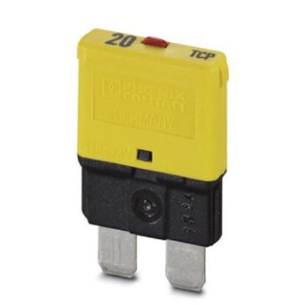 700020 - Phoenix Contact - Thermal Circuit Breaker - TCP 20/DC32V Single Pole 32V dc Voltage Rating, 20A Current Rating
