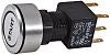 2-pole on-off switch Momentary Red LED Push Button Switch, Panel Mount