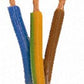 Mains Power Cable, Orange Polyvinyl Chloride PVC Sheath