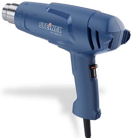 HL1620S - Steinel - Hot Air Gun, 1600 W Heat Gun, Two Temperature Levels (300° and 500° C) 
