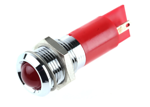 CMD205870 Red Indicator, 24 V ac/dc, 14mm Mounting Hole Size