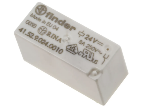 41.52.9.024.0010 DPDT Non-Latching Relay PCB Mount, 24V dc Coil, 8A