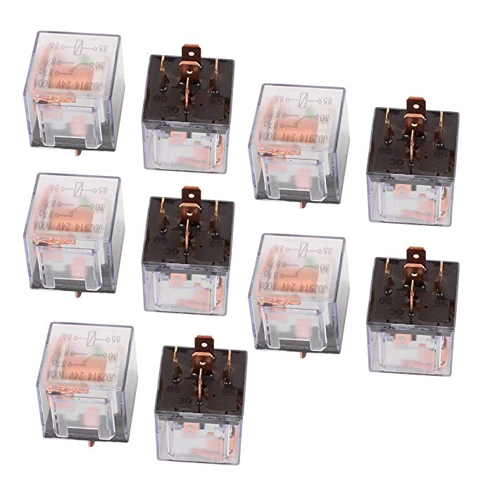 RELAY/24V/5P  DC 12V 24V 80A 100A 5 Pin Waterproof Automotive Relay SPDT Automotive Control Device Automotive Relays