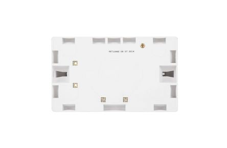 RET1046E White Urea Formaldehyde Back Box Surface Mount Mount, 2 Gangs