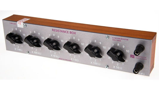 RM6 Resistance Decade Box, Resistance Resolution 10Ω, Absolute Maximum 10MΩ