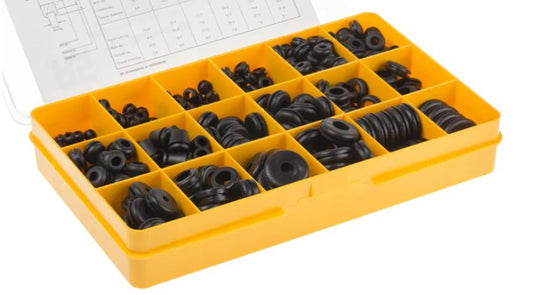 CMD541-056 - Black PVC Cable Grommet Kit for 3.2 → 19mm Cable Dia.