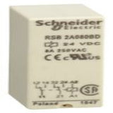RSB2A080BD INTERFACE RELAY 8A 2 C/O 24 VDC