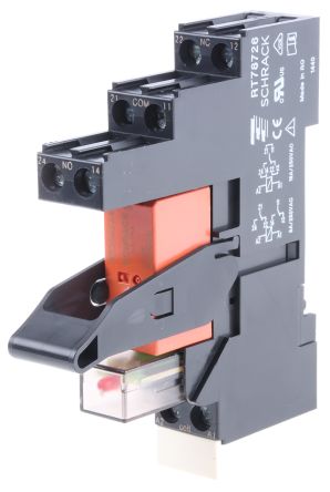 RT3S4LC4 4-1415073-1 24V dc SPDT Interface Relay Module, Screw Terminal