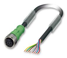 SAC-8P- 5,0-PUR/M12FS Sensor Cable, PUR, M12