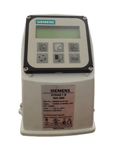 7ME6920-1AA10-1AA0 MAG 6000 Flowmeter transmitter, 115-230V -USED