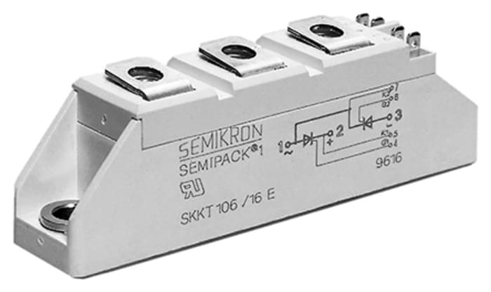 SKKH 72/16 E SKKH 72/16 E, Diode/Thyristor Module SCR 1600V 70A 150mA
