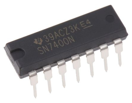 SN7400N Quad 2-Input NAND Logic Gate, 14-Pin PDIP