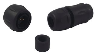 UTS6JC12E2P Circular Connector, Trim Trio UTS Series, Straight Plug, 2 Contacts