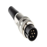 SV 6 Pole Din Plug Plug, DIN EN 60529, 5A, 250 V ac