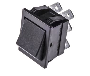 C1560ALAAB Double Pole Double Throw (DPDT), Latching Rocker Switch