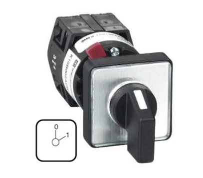 K10A001ACH SP 2 Position 60° Rotary Switch, 10 A, Handle, Stay