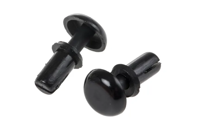 Essentra Nylon Snap Rivet, 3mm SR-3055B (PACK OF 200)