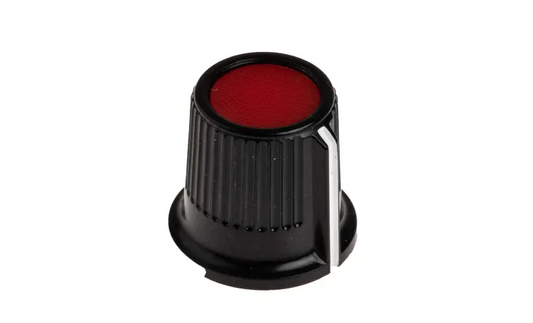 CMD259-6935 Black, Red Potentiometer Knob