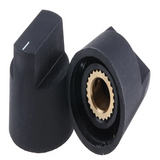 CMD466-4995 Black Potentiometer Knob