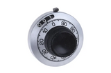 25A11B10 Chrome Potentiometer Knob
