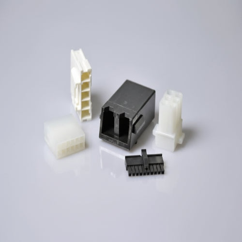 794617-4  4 Position, Receptacle, Housing, Crimp, Wire-to-Board / Wire-to-Wire, UL 94V-0, 3 mm