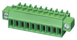 MC 1,5/12-STF-3,81  Pluggable Terminal Block, 3.81 mm, 12 Ways, 28AWG