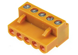 BL 5.08/5 -1716350000 BL Non-Fused Terminal Block, 5 Way/Pole, Screw