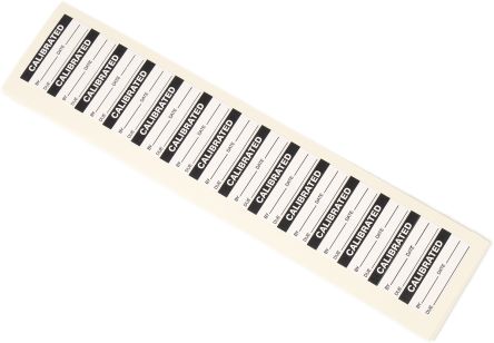 TLB8003A18  Adhesive Pre-Printed Adhesive Label-Calibrated