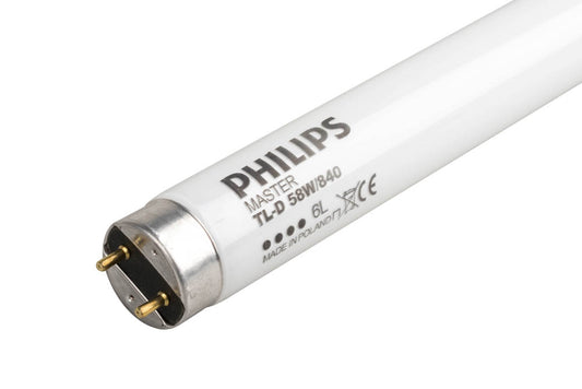 TLD58W Philips 58W 60in T8 Cool White Fluorescent Tube